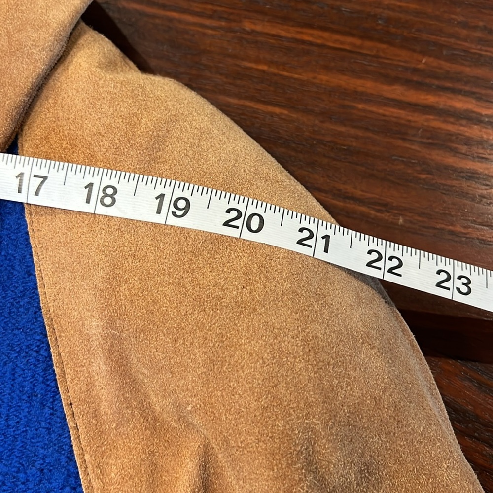 Vintage Sedona West brand Navajo blanket and suede coat - Picture 10 of 11